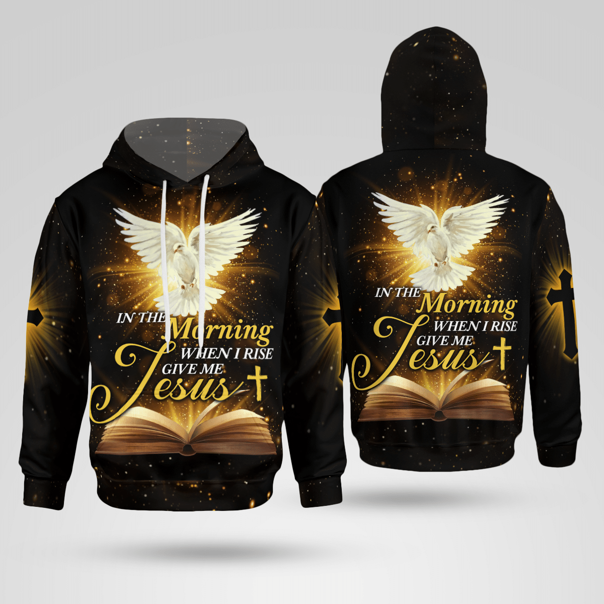 In Morning When I Rise Give Me Jesus Christian - Christ - Jesus - God 3D All Over Print Unisex Hoodie US Size