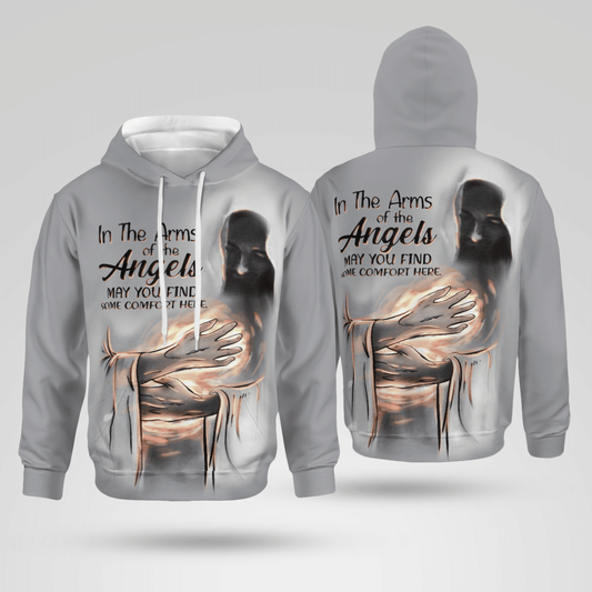 In The Arms Of The Angel Christian - Christ - Jesus - God 3D All Over Print Unisex Hoodie US Size