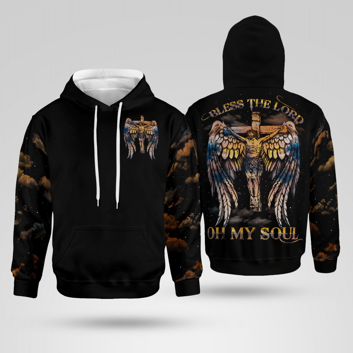 Bless The Lord Oh My Soul Christian - Christ - Jesus - God 3D All Over Print Unisex Hoodie US Size