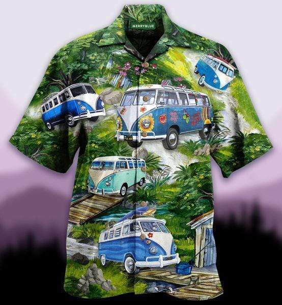 Life Is Best When You Are Camping Green Hawaiian Shirt | For Men & Women | Adult | HW3254