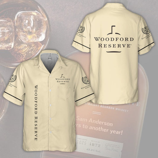 Woodford Reserve Bourbon All Over Print 3D Hawaiian Shirt