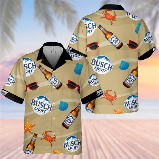 Busch Light All Over Print 3D Hawaiian Shirt