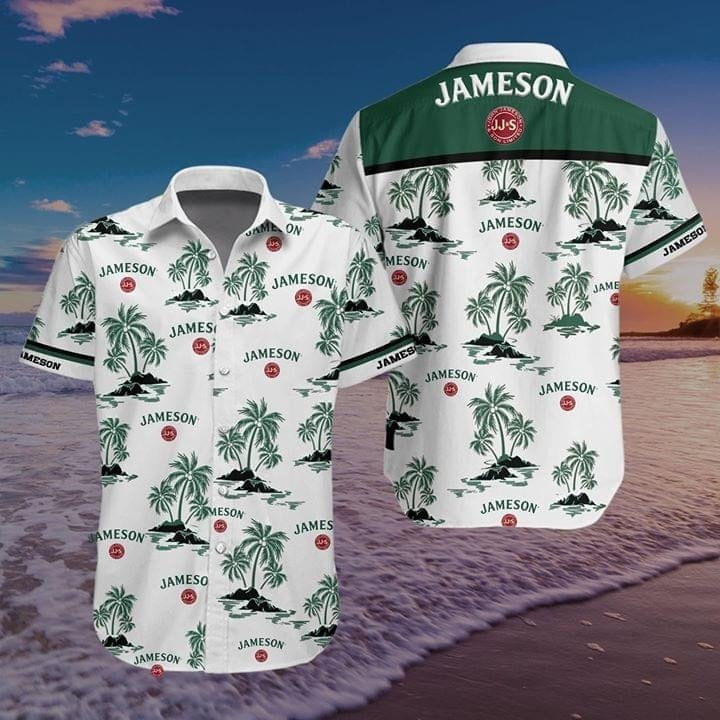 Jameson Irish Whiskey All Over Print 3D Hawaiian Shirt