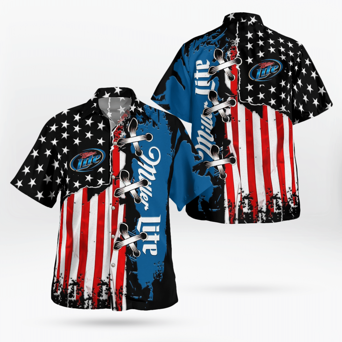 Miller Lite All Over Print 3D Hawaiian Shirt