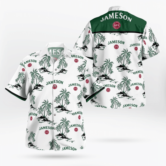 Jameson Irish Whiskey All Over Print 3D Hawaiian Shirt