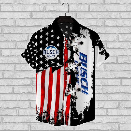 Busch Light All Over Print 3D Hawaiian Shirt