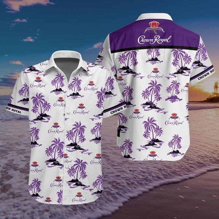 Crown Royal All Over Print 3D Hawaiian Shirt