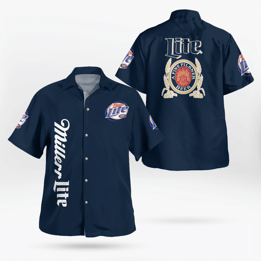 Miller Lite All Over Print 3D Hawaiian Shirt