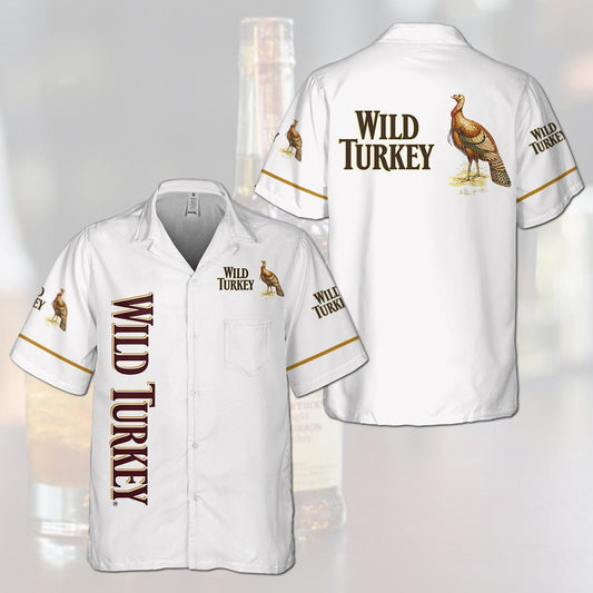 Wild Turkey All Over Print 3D Hawaiian Shirt