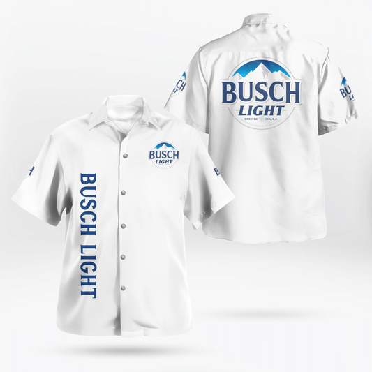 Busch Light All Over Print 3D Hawaiian Shirt