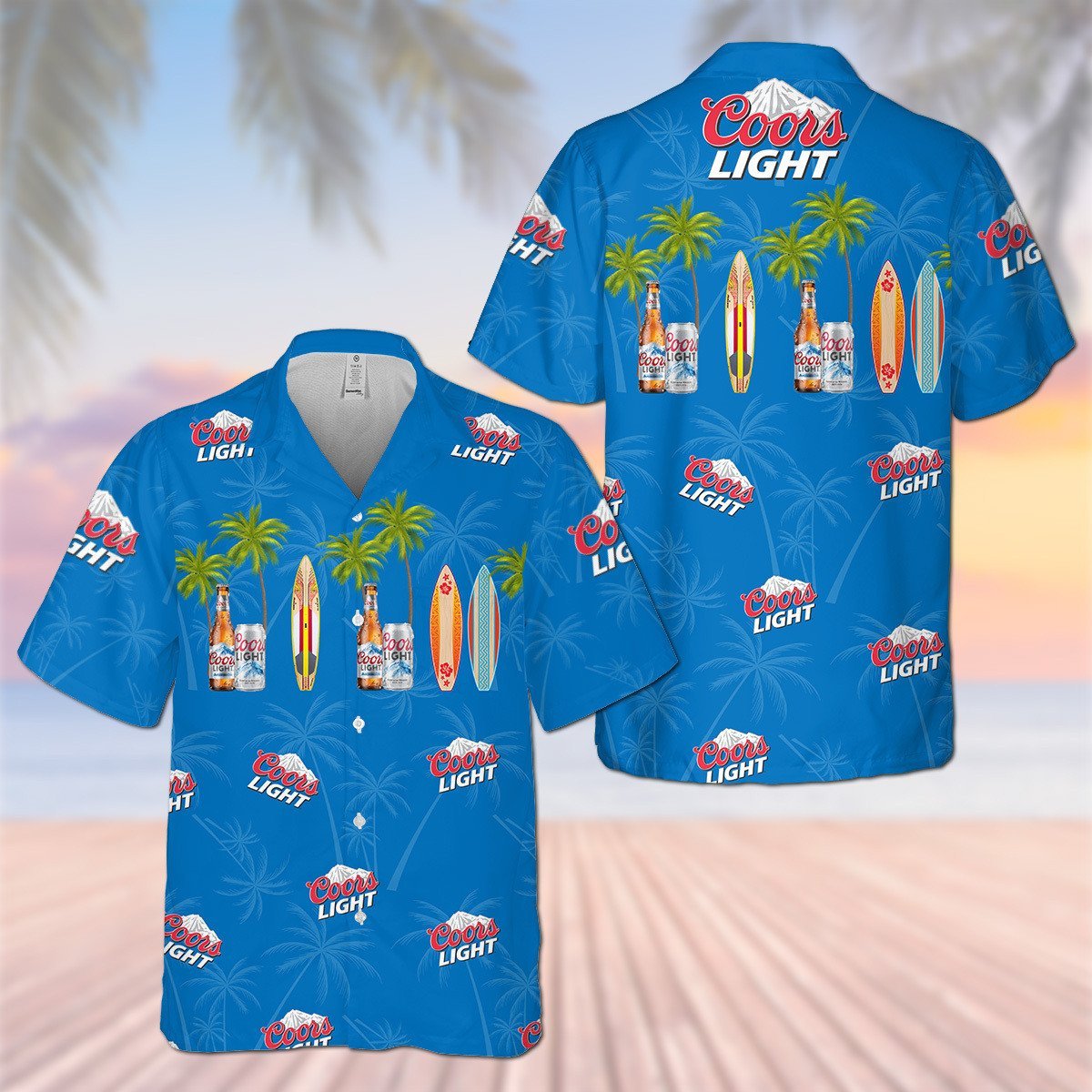 Coors Light All Over Print 3D Hawaiian Shirt