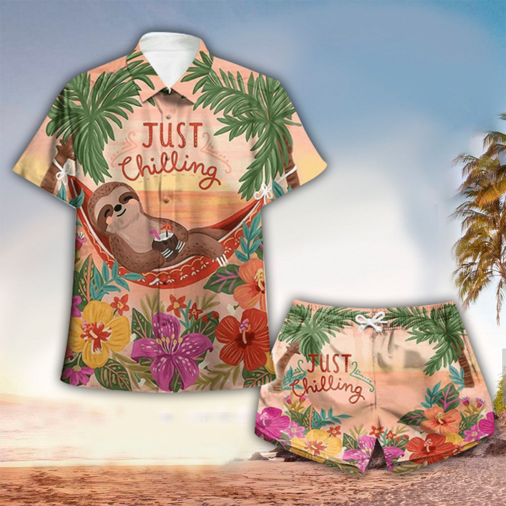 Sloth Hawaiian Shirt, Sloth Button Up Shirt, Hawaii Shirt Men, Aloha Shirt