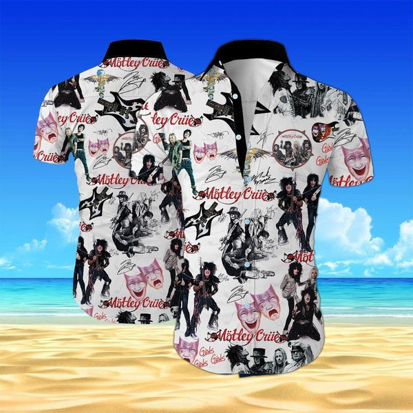 Motley Crue Band All Over Printed Hawaiian Shirt