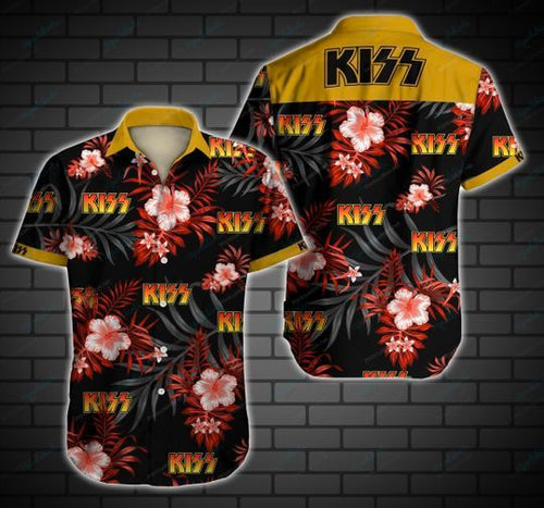 Kiss Rock Band Hawaiian Shirt