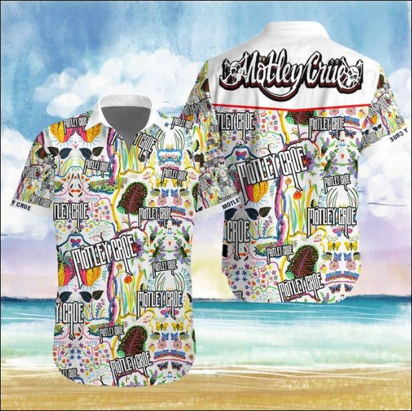 Mötley Crüe Hawaiian 3D shirt – dnstyles