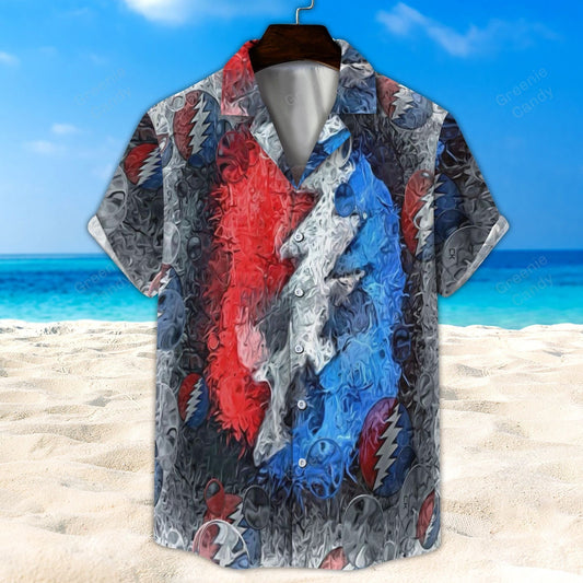 Mysterious Grateful Dead All Over Print 3D Unisex Hawaiian Shirt And Beach Short