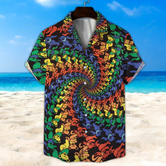 Grateful Dead Hypnotic All Over Print 3D Unisex Hawaiian Shirt And Beach Short