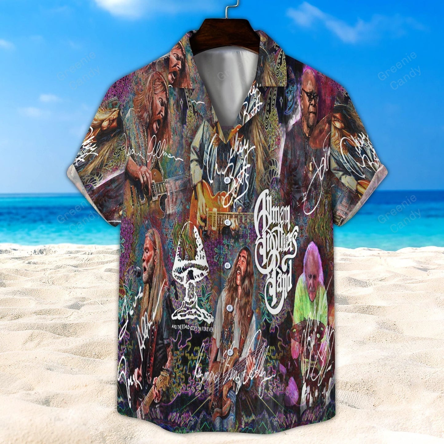 Allman Brothers Band All Over Print 3D Hawaiian Shirt And Beach Short