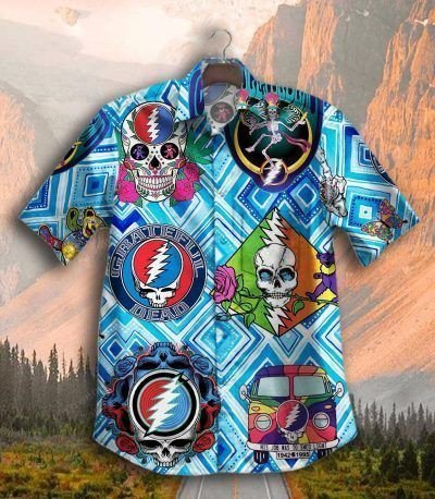 Grateful Dead All Over Print 3D Hawaiian Shirt And Beach Short