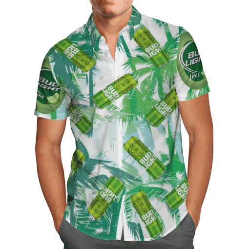 Bud Light Lime All Over Print 3D Hawaiian Shirt