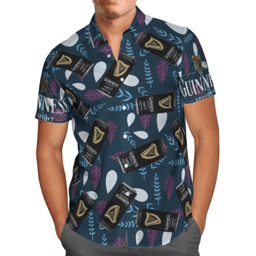 Guinness All Over Print 3D Hawaiian Shirt