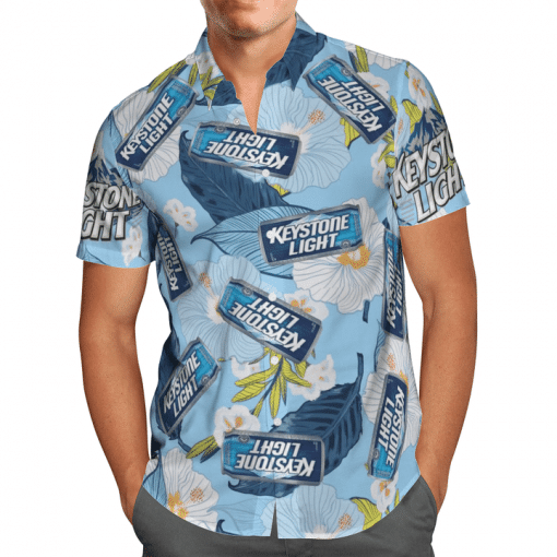 Keystone Light All Over Print 3D Hawaiian Shirt