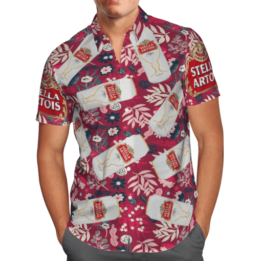 Stella Artois All Over Print 3D Hawaiian Shirt