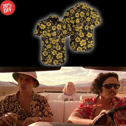 Fear And Loathing In Las Vegas Johnny Depp Summer Hawaiian Shirt