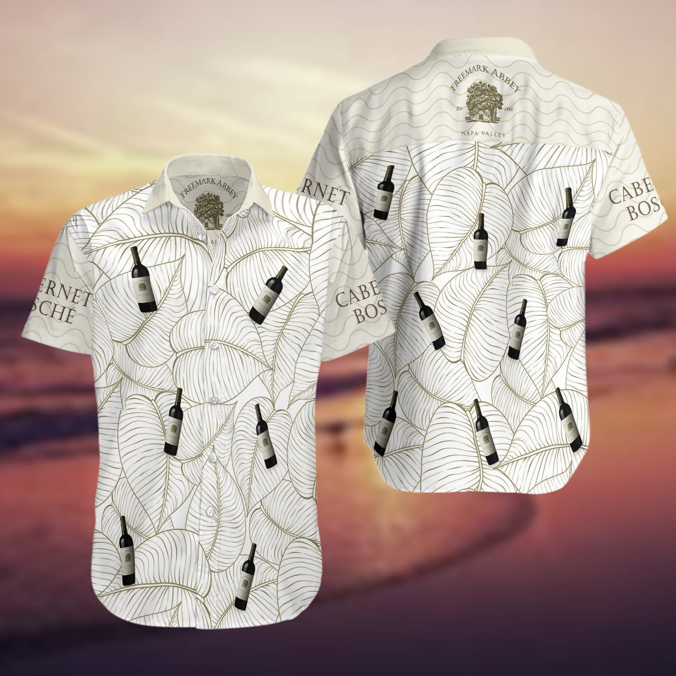 Freemark Abbey Cabernet Sauvignon All Over Print 3D Summer Hawaiian Shirt