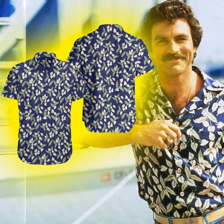 Thomas Magnum Tom Selleck In Magnum Ver 3 Summer Hawaiian Shirt