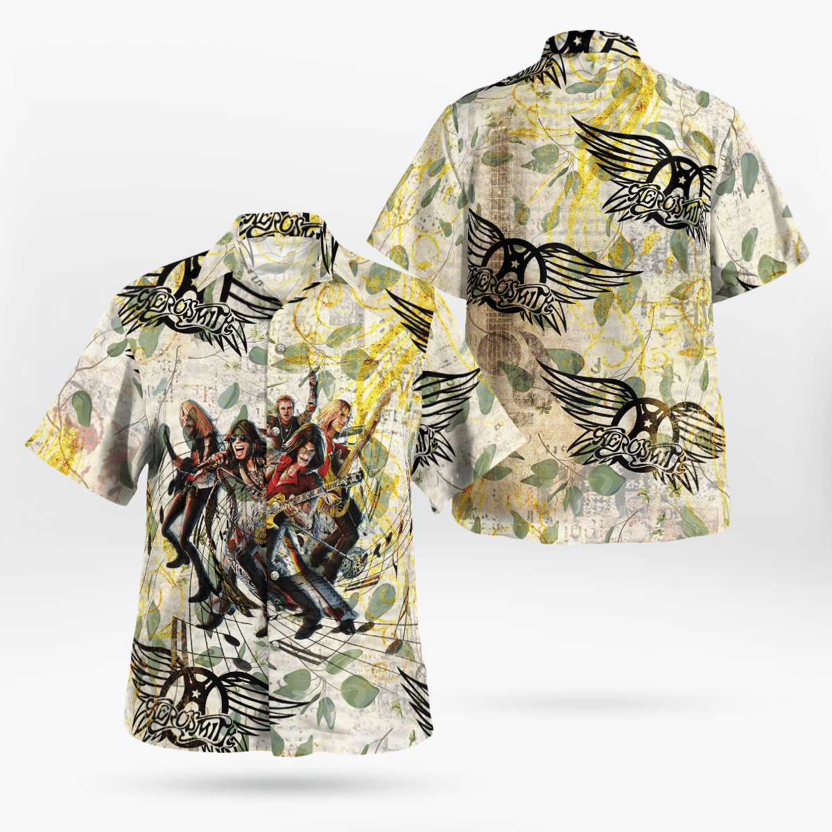 Aerosmith Rock Band All Over Print 3D Hawaiian Shirt