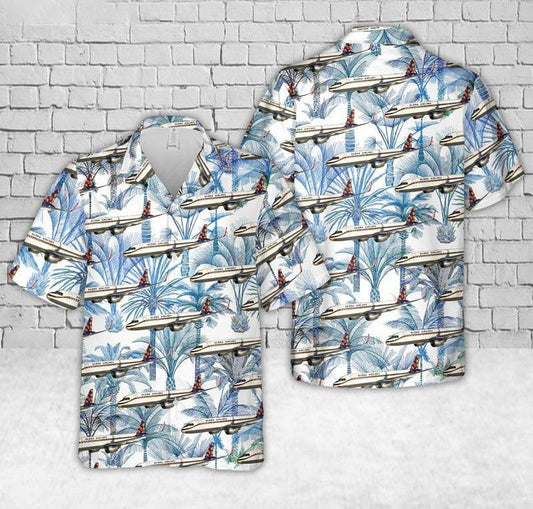 Airlines A320 Neo Flower Livery Aircraft All Over Print 3D Hawaiian Shirt