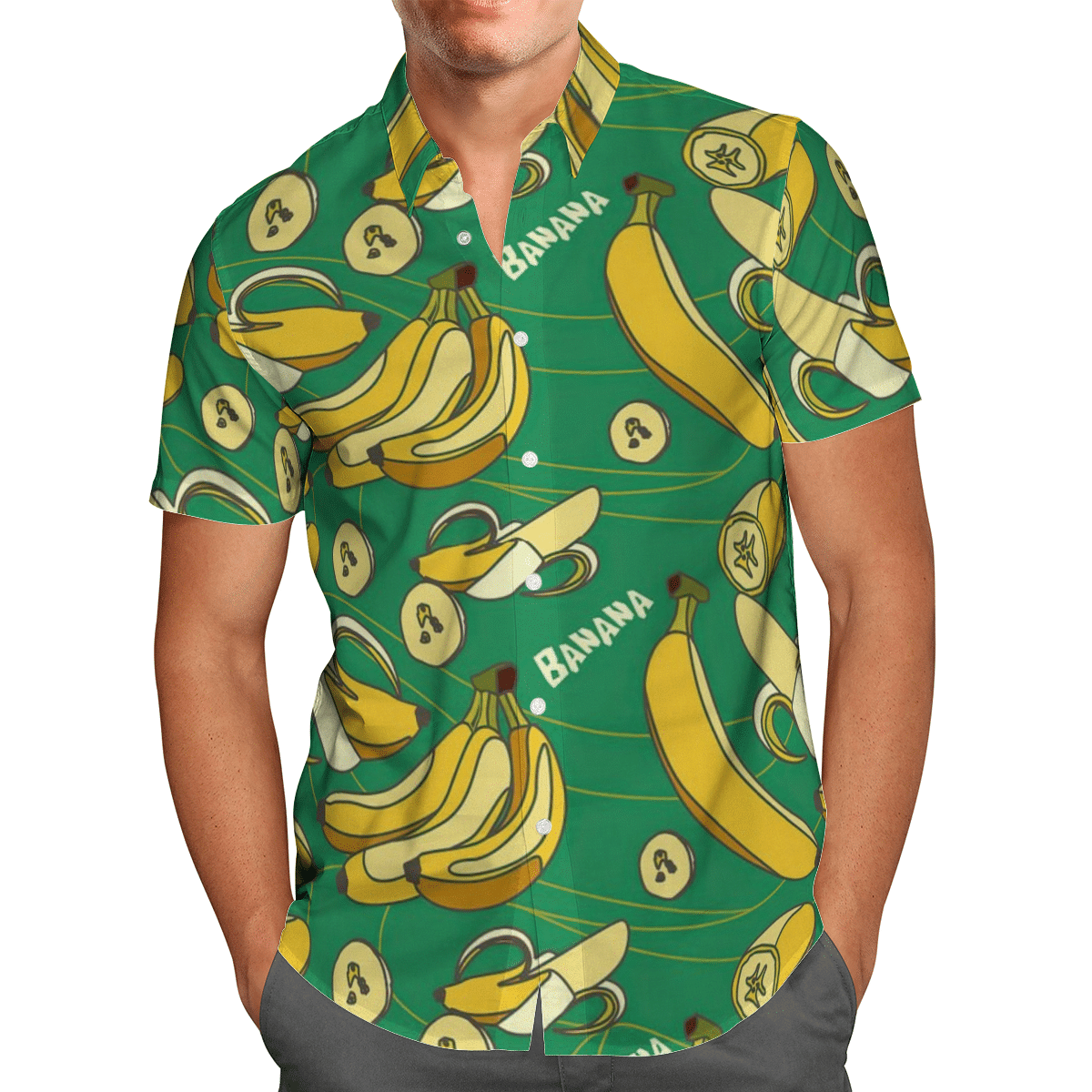 Amazing Bananas All Over Print 3D Hawaiian Shirt