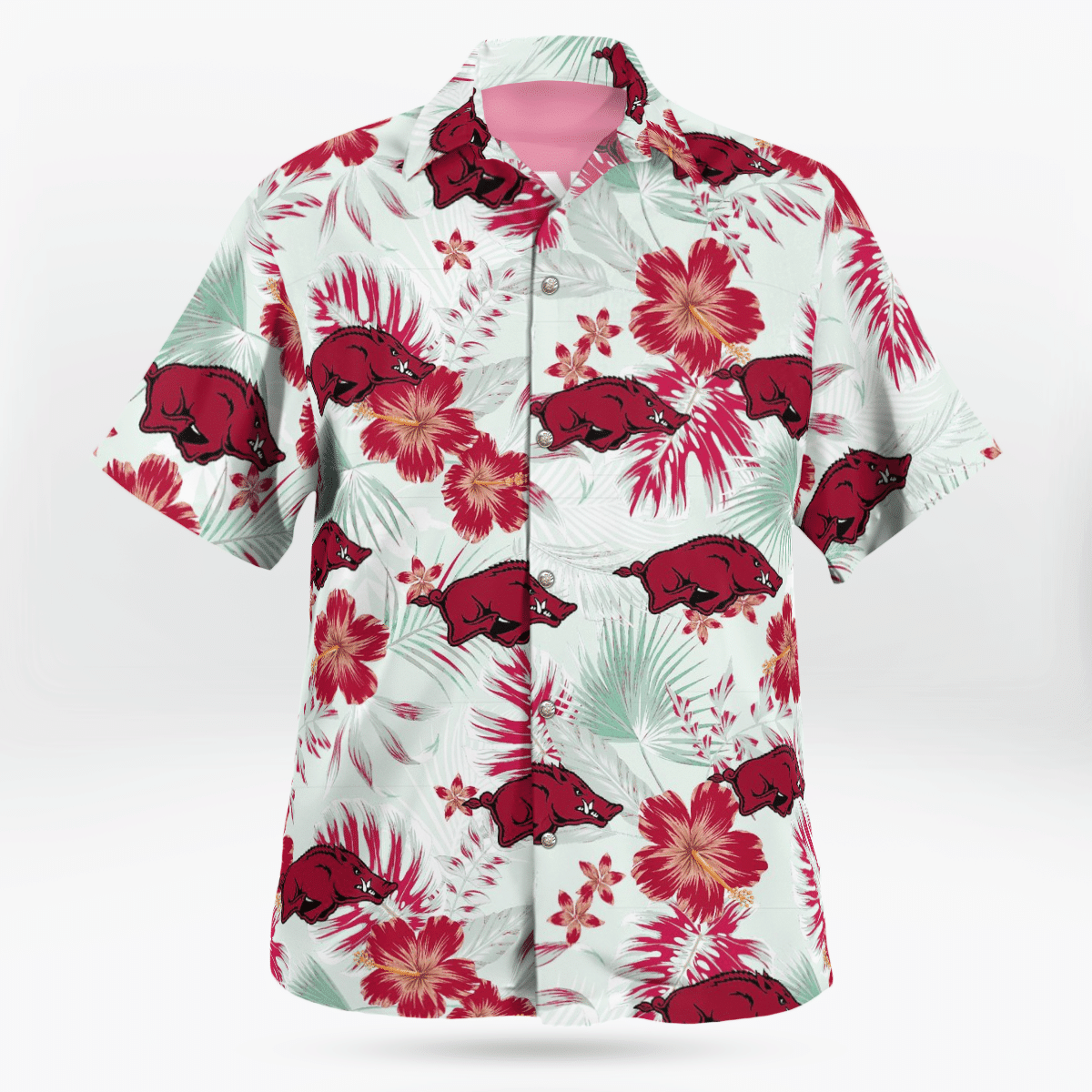 Arkansas Razorbacks All Over Print 3D Hawaiian Shirt