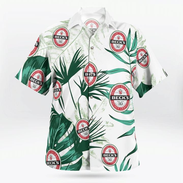 Beck's Brewery All Over Print 3D Hawaiian Shirt