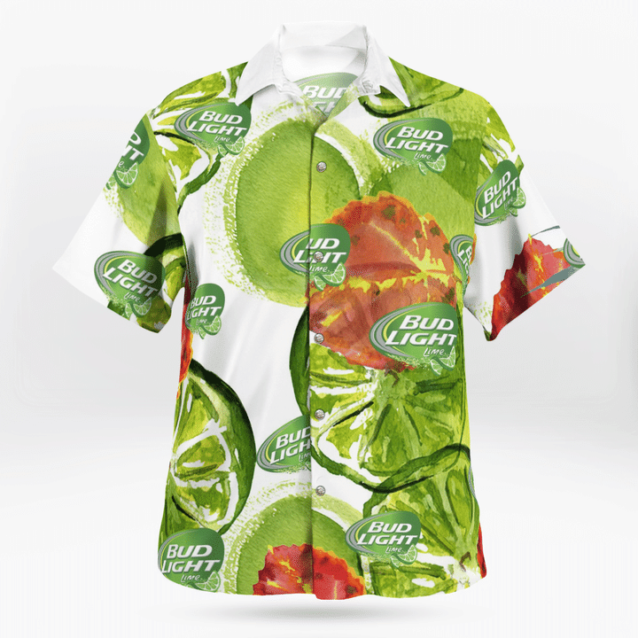 Bud Light Lime Beer All Over Print 3D Hawaiian Shirt