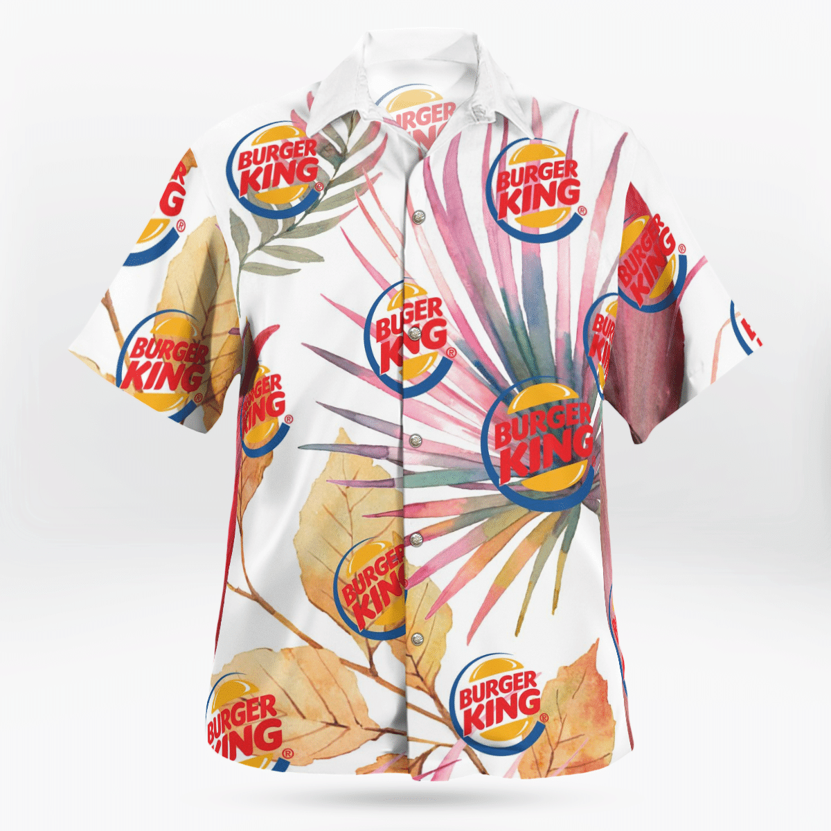 Burger King Fast Food All Over Print 3D Hawaiian Shirt