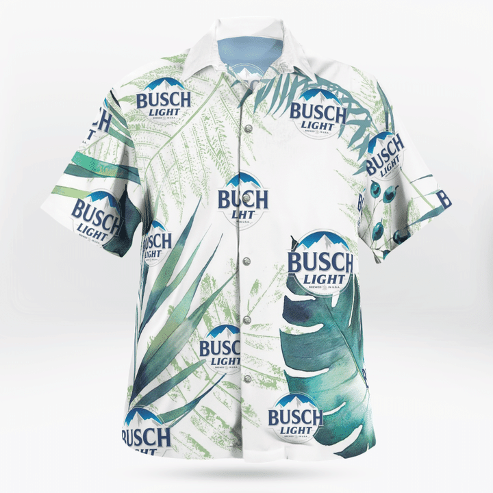 Busch Light Beer All Over Print 3D Hawaiian Shirt