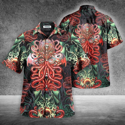 Cthulhu The Call Of Cthulhu All Over Print 3D Hawaiian Shirt