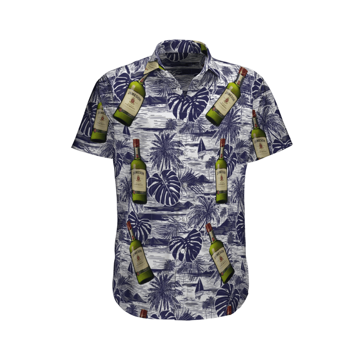 Jameson Irish Whiskey All Over Print 3D Aloha Summer Beach Hawaiian Shirt