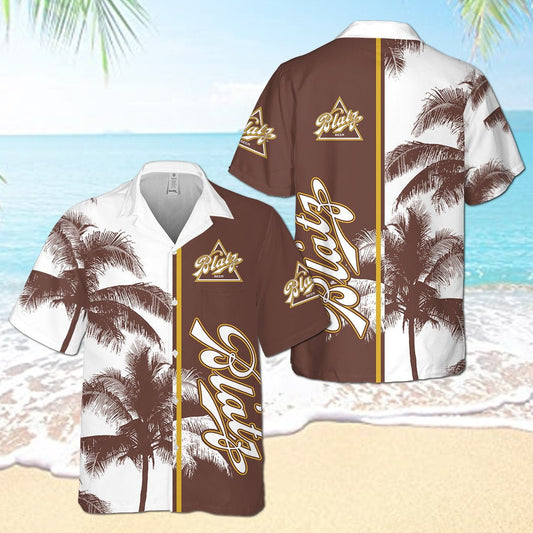 Valentin Blatz Brewing Palm Tree All Over Print 3D Aloha Summer Beach Hawaiian Shirt