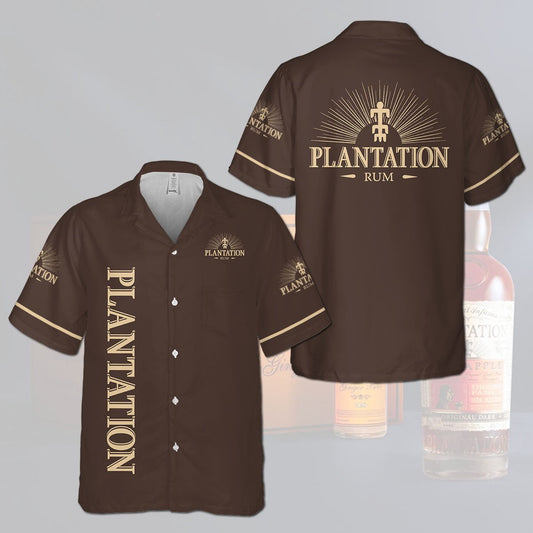 Plantation Rum All Over Print 3D Aloha Summer Beach Hawaiian Shirt