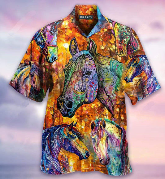 Life Is Better With A Horse Hawaiian Shirt | For Men & Women | Adult | HW3214