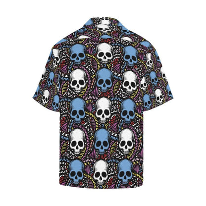 Skull Print Design Hawaiian Shirt