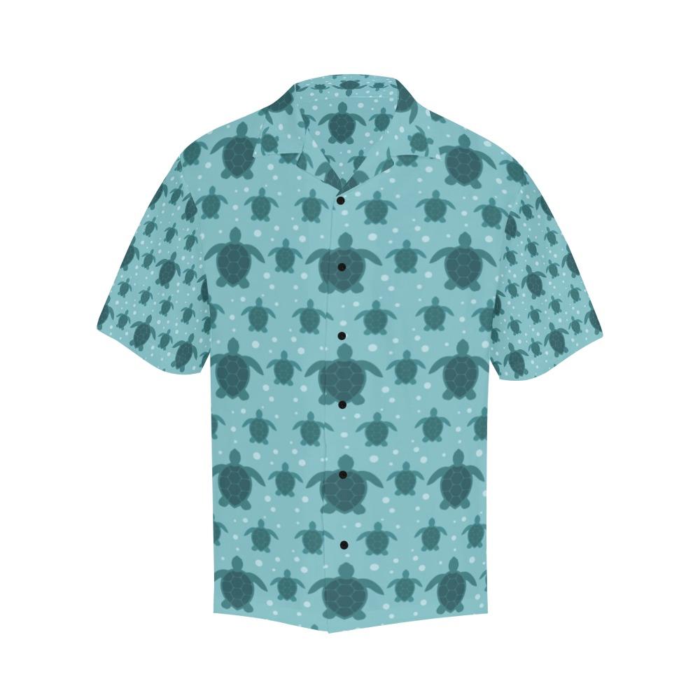 Sea Turtle Print Design Hawaiian Shirt