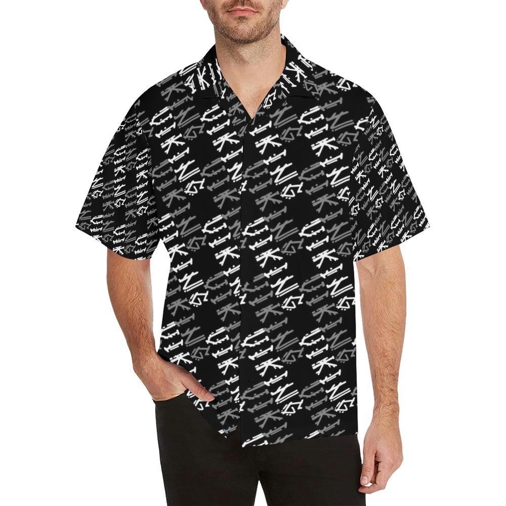 Vikings Print Design Hawaiian Shirt