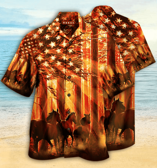 Horse Hawaiian Shirt | For Men & Women | Adult | HW3500