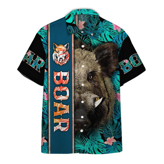  3D Boar Hawaii Shirt