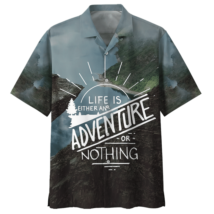 Adventure Camping Hawaiian Shirt | Unique Beach Shirt Hawaiian