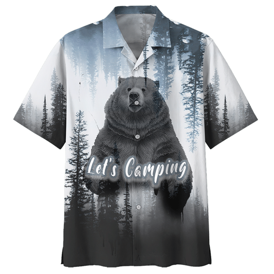 Lets Camping Hawaiian Shirt | Unique Beach Shirt Hawaiian